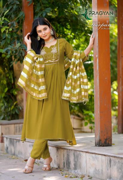 Pragyan darpan vol 1 gown style wholesale market for kurtis in hyderabad